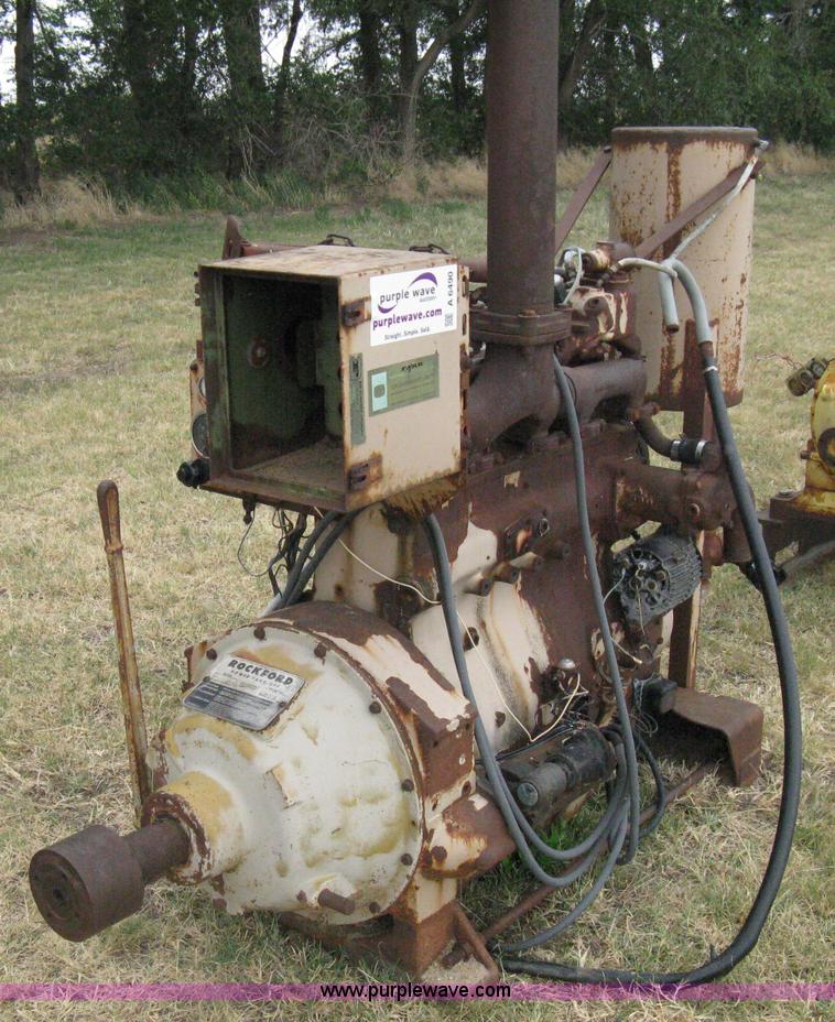 image for item A6490 Cummins four cylinder diesel irrigation engine