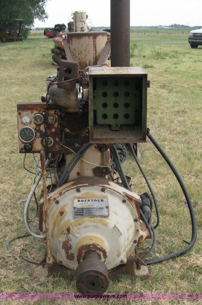 image for item A6490 Cummins four cylinder diesel irrigation engine