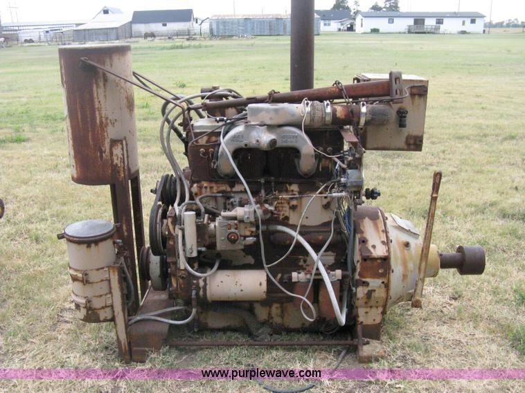 image for item A6490 Cummins four cylinder diesel irrigation engine