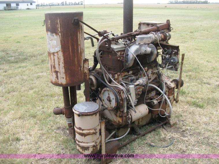 image for item A6490 Cummins four cylinder diesel irrigation engine