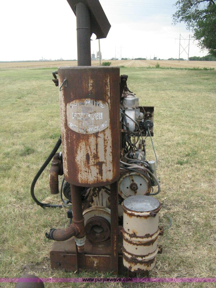 image for item A6490 Cummins four cylinder diesel irrigation engine