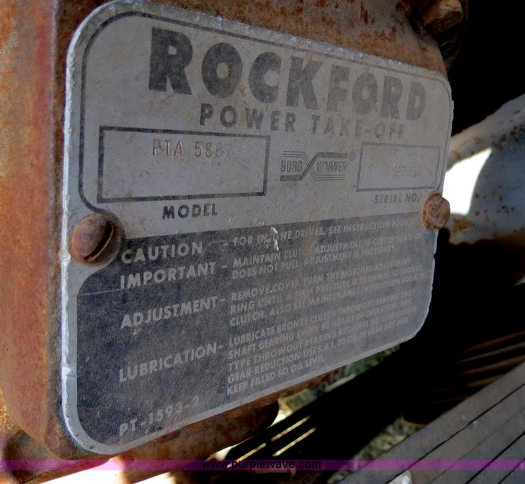 image for item B2337 1977 Kraus 42' aluminum bulk feed trailer