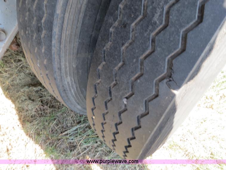 image for item B2337 1977 Kraus 42' aluminum bulk feed trailer