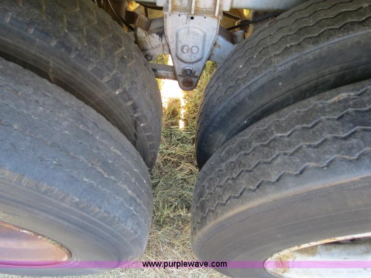 image for item B2337 1977 Kraus 42' aluminum bulk feed trailer