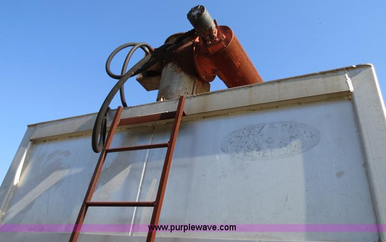 image for item B2337 1977 Kraus 42' aluminum bulk feed trailer