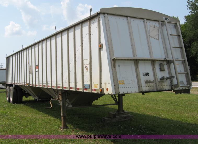 image for item B6397 1998 Merritt aluminum grain trailer