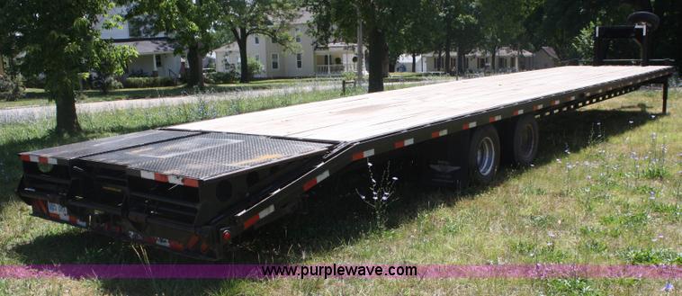 image for item B6693 2008 H & H double axle gooseneck trailer