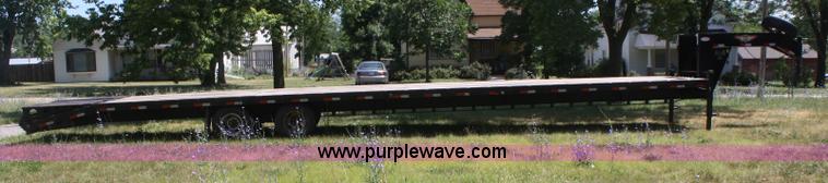 image for item B6693 2008 H & H double axle gooseneck trailer