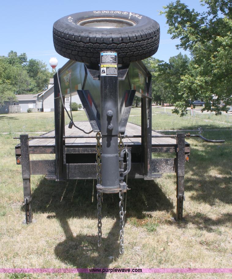 image for item B6693 2008 H & H double axle gooseneck trailer