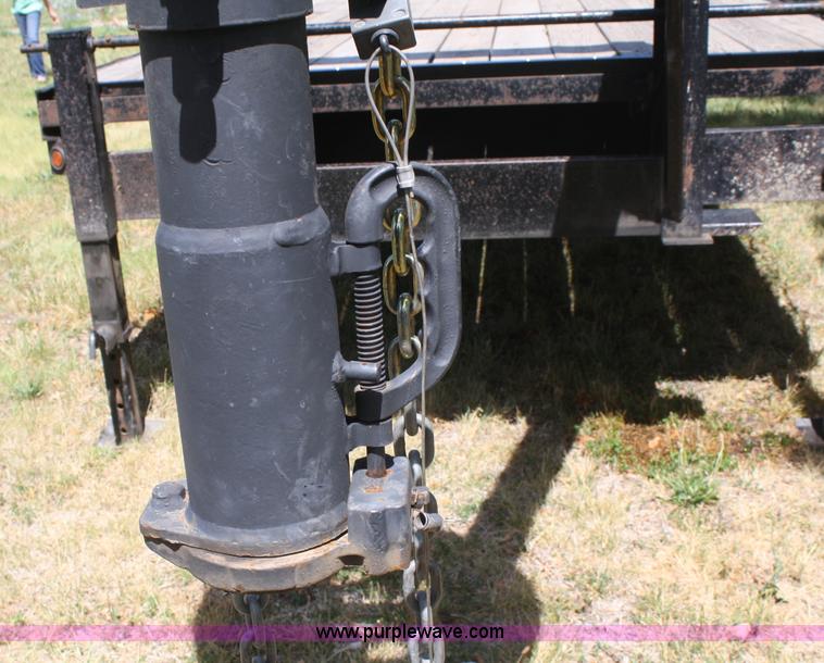 image for item B6693 2008 H & H double axle gooseneck trailer