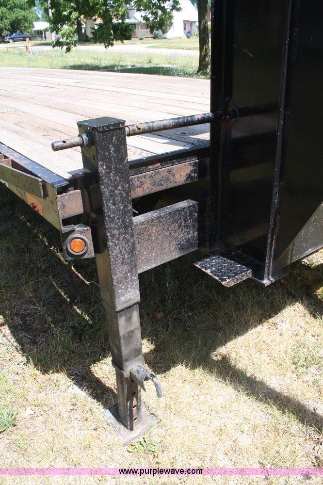 image for item B6693 2008 H & H double axle gooseneck trailer