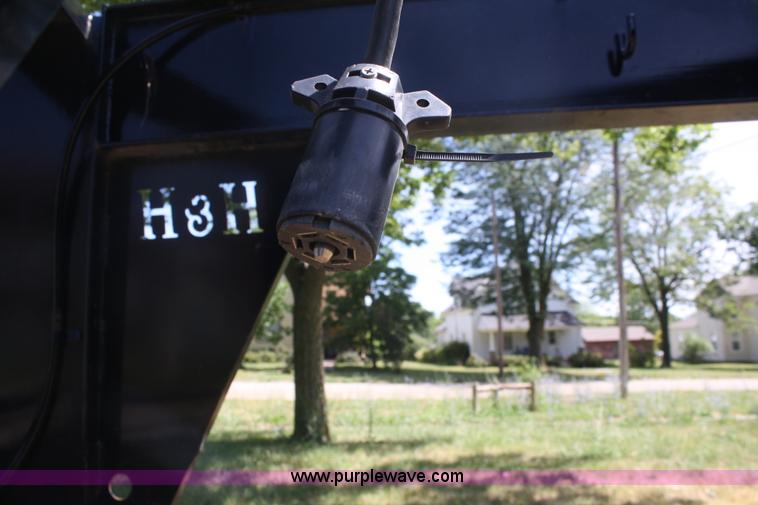 image for item B6693 2008 H & H double axle gooseneck trailer