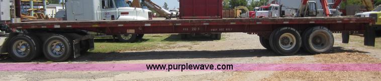 image for item D2029 1986 Aztec 45' flatbed trailer