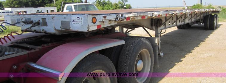 image for item D2036 1992 Transcraft TL120 S2 48' flatbed trailer