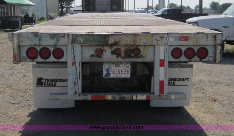 image for item D2036 1992 Transcraft TL120 S2 48' flatbed trailer