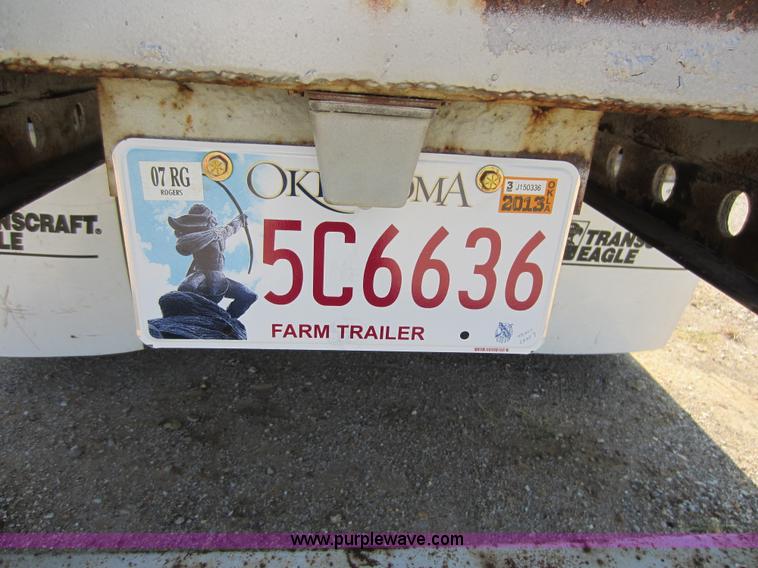 image for item D2036 1992 Transcraft TL120 S2 48' flatbed trailer