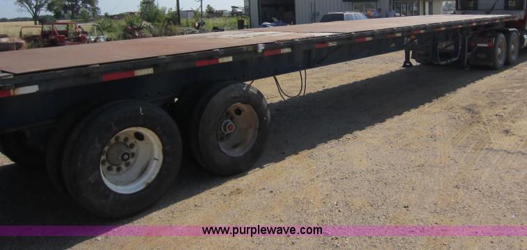 image for item D2037 1989 Trailmobile 48' flatbed trailer
