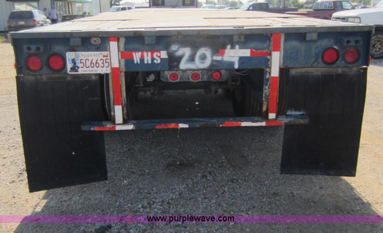 image for item D2037 1989 Trailmobile 48' flatbed trailer
