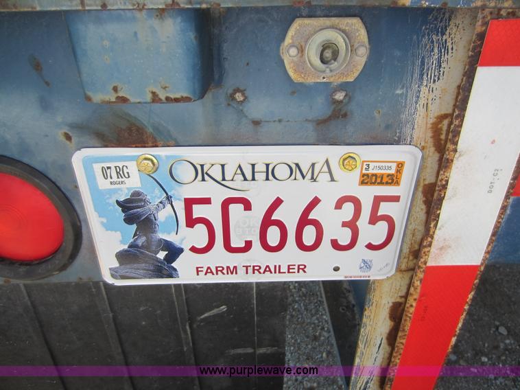 image for item D2037 1989 Trailmobile 48' flatbed trailer