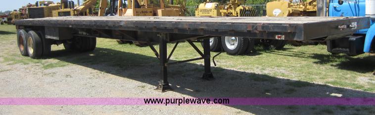image for item D2038 1980 Aztec 42' flatbed trailer
