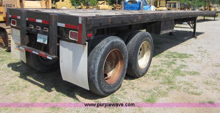 image for item D2038 1980 Aztec 42' flatbed trailer