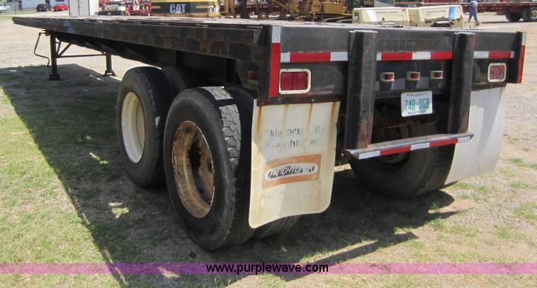 image for item D2038 1980 Aztec 42' flatbed trailer