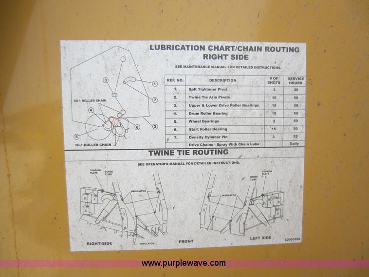 image for item D2041 2007 Vermeer 604M round baler