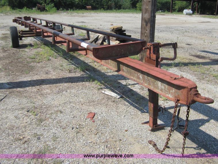 image for item D2044 32' round bale trailer