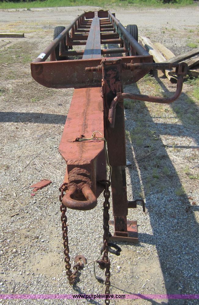 image for item D2044 32' round bale trailer