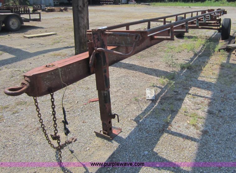 image for item D2044 32' round bale trailer