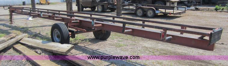 image for item D2044 32' round bale trailer