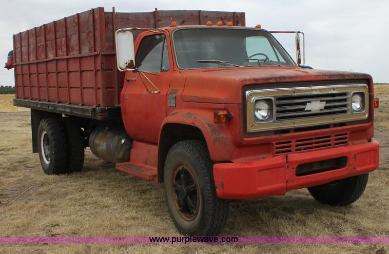 image for item D5200 1975 Chevrolet C65 grain truck