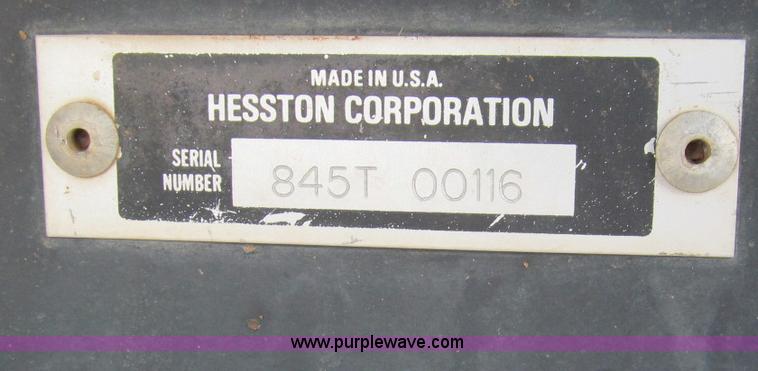 image for item G5502 1998 Hesston 8450 swather