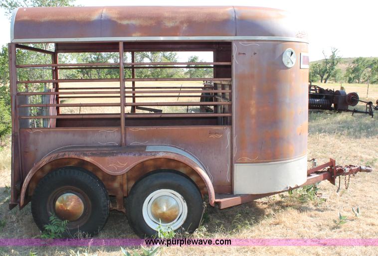 image for item L9884 Mel Scwindt livestock trailer