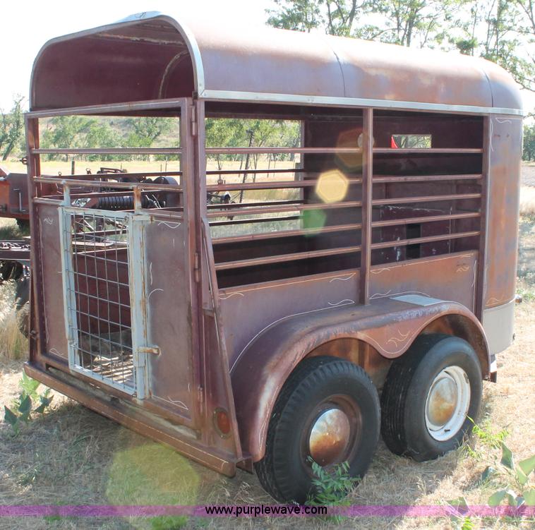 image for item L9884 Mel Scwindt livestock trailer