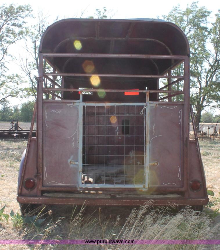 image for item L9884 Mel Scwindt livestock trailer