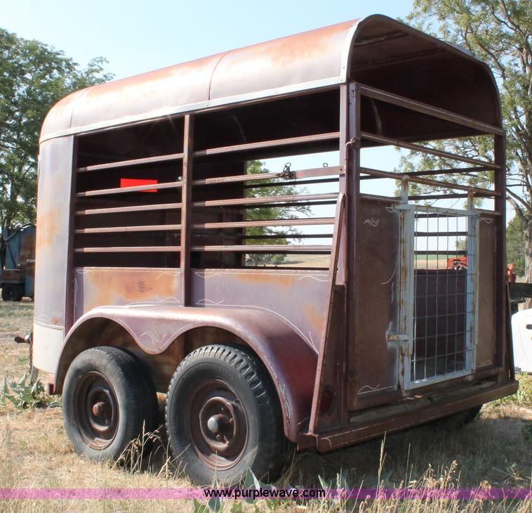 image for item L9884 Mel Scwindt livestock trailer