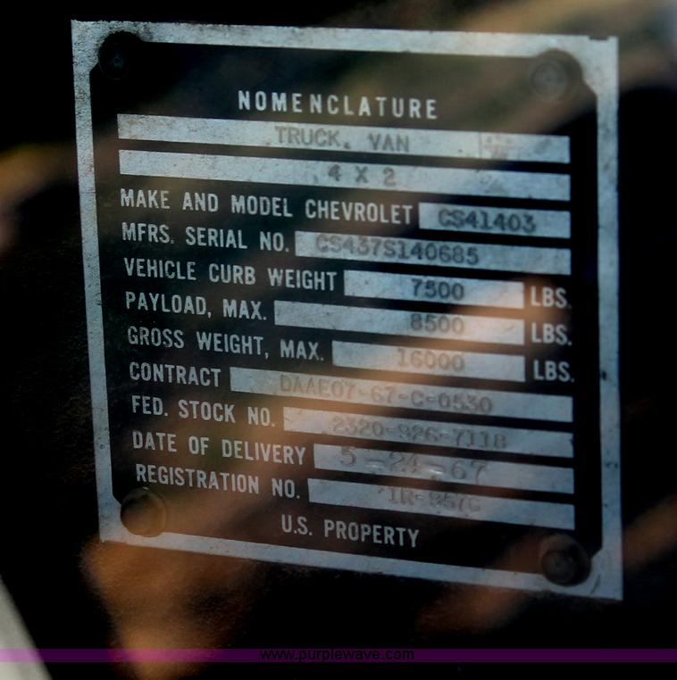 image for item L9895 1967 Chevrolet 40 dump truck