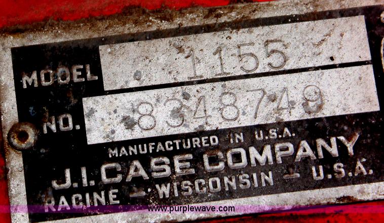 image for item L9896 Case 1155 self-propelled swather