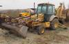 1998 Ford 655E backhoe Four wheel drive Enclosed cab Heat GP 88 loader bucket 24 backhoe bucket Outr...