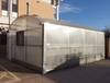 Green house 25 L x 11 W x 11 5 H 6 8 x 36 end door 36 x 36 louvered opening 2 18 x 24 end openings 2...