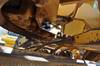 Thumbnail T_C3054ZX.JPG of 1987 Caterpillar 140G motor grader , 9,373 hours on meter , Caterpillar 3306DI six cylinder diesel e...