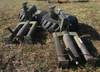 Corner irrigation system 185 L Guidance and power wire 6 pipe sections Base for wheels Support beams...