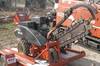 2007 Ditch Witch 1330 walk behind trencher 360 hours on meter Honda GX390 gas engine Forward and rev...