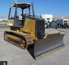 Thumbnail T_E5728F.JPG of 2005 John Deere 550J LT dozer , 3,201 hours on meter , John Deere 4 5L turbo diesel engine , Canopy ...