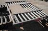 Thumbnail T_B1613B.JPG of 2000 Mongoose 25 gooseneck trailer , 20 flatbed , 5 dovetail , 102 quot W , 2 sliding fold over ramp...