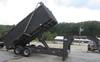 2008 Loadmaster 16 dump bed trailer Tandem axles Safety chains Manual release tailgate doors Manual ...