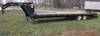2004 Target 25 flatbed trailer 102 W 5 L dovetail 3 5 steel flip up ramps Spring assist Electric bra...