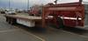 1990 Donahue HF24T gooseneck tandem axle trailer 24 L x 8 wood deck 2 8 L ramps 32 overall length Si...