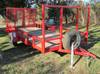 2005 Hugh single axle trailer 14 L x 6 5 W wood deck 11 5 H sides 6 5 W x 9 3 H rear gate/ramp 2 bal...